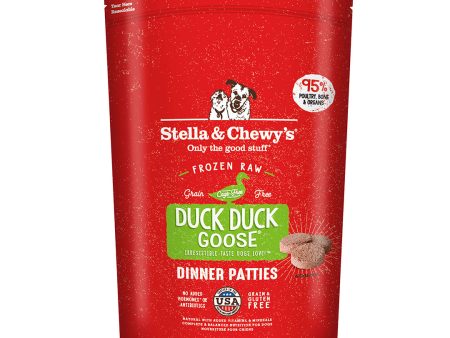 Stella & Chewy s - Duck Duck Goose Dinner Patties - Raw Frozen Dog Food - Various Sizes (Local Delivery Only) Cheap