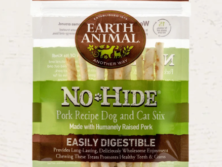 Earth Animal - No-Hide Pork Stix 10 Pack For Sale