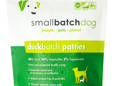 Small Batch - Frozen Duck Batch Patties - Raw Dog Food - 6 lb (Local Delivery Only) For Cheap