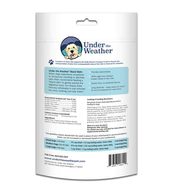 Under The Weather - Rice & Chicken Bland Diet Online Hot Sale