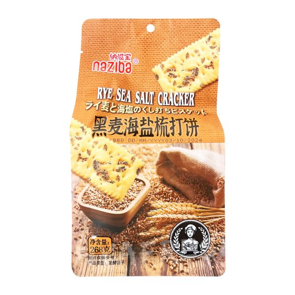 Rye SeaSalt Soda Cracker NAZIBA 268g For Cheap