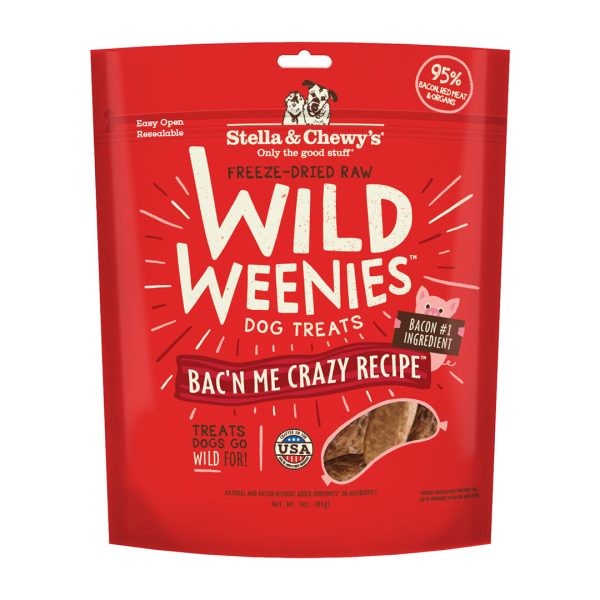 Stella & Chewy s - Wild Weenies Bac n Me Crazy Treat Supply