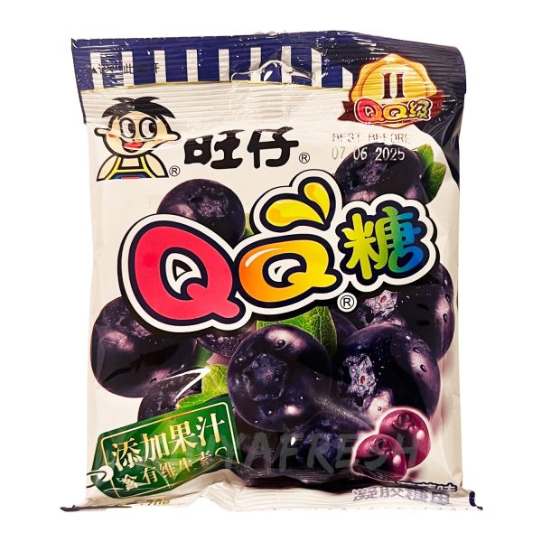 QQ Gummy Blueberry Flavor WANTWANT 70g Online Sale