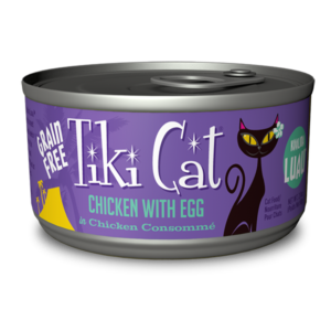 Tiki Cat - Koolina Luau Chicken with Egg in Chicken Consommé - Wet Cat Food - 2.8 oz Online now