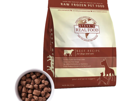 Steve s Real Food - Beef Nuggets - Raw Dog Food - Various Sizes (Local Delivery Only) on Sale