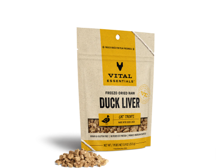 Vital Essentials - Freeze-Dried Duck Liver Cat Treat Discount