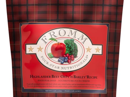 Fromm - Four-Star Highlander Beef, Oats, N  Barley - Dry Dog Food - Various Sizes Cheap