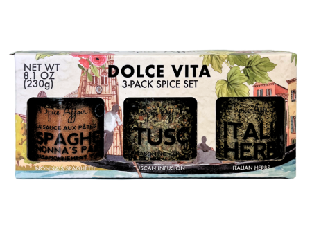 DOLCE VITA ITALIAN 3-PACK SPICE SET (8.11 oz) Discount