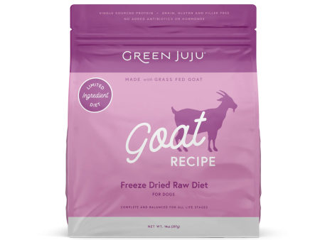 Green Juju - Goat Recipe - Freeze-Dried Dog Food - 14 oz Hot on Sale