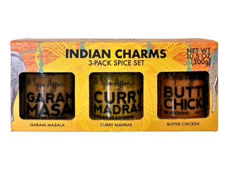 INDIAN CHARMS 3-PACK SPICE SET (10.6 oz) Discount