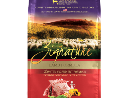 Zignature - Lamb Formula - Dry Dog Food - Various Sizes For Sale