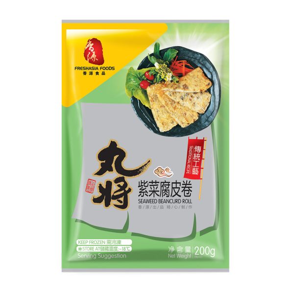 WJ Fish Seaweed Bean Curd Roll FRESHASIA 200g Supply