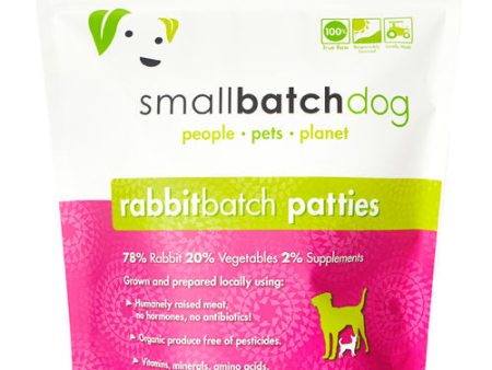 Small Batch - Frozen Rabbit Batch Patties - Raw Dog Food - 6 lb (Local Delivery Only) For Cheap