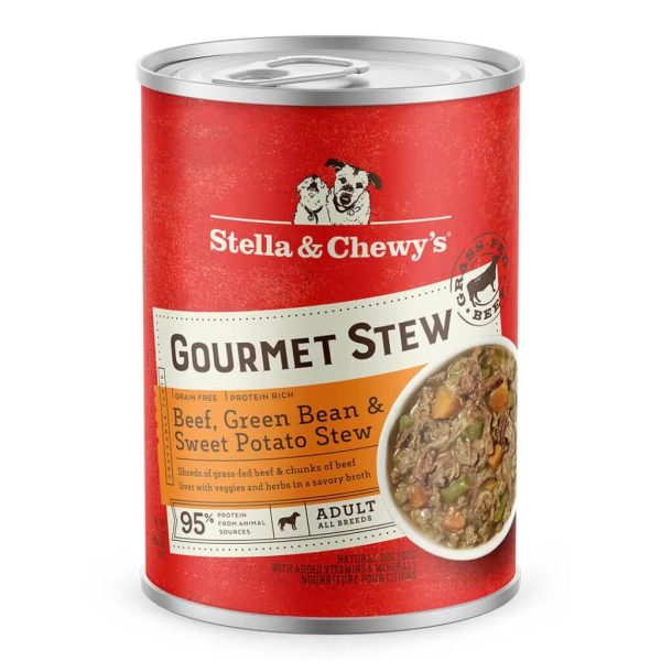 Stella & Chewy s - Gourmet Stew Beef, Green Bean & Sweet Potato - Wet Dog Food - 12.5oz Online Sale