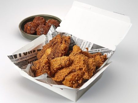 Umami Chicken Bucket + Hush Puppies Online Hot Sale