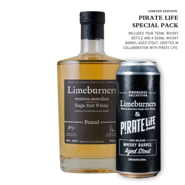 Limeburners Single Malt Whisky Peated 48% Fashion