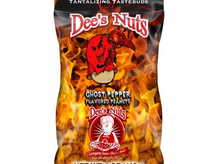 Extra Spicy Ghost Pepper Gourmet Peanuts 4 Oz Bag Online now