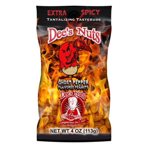 Extra Spicy Ghost Pepper Gourmet Peanuts 4 Oz Bag Online now