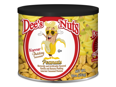 Nanner Pudding Gourmet Peanuts 10 Oz Can Supply