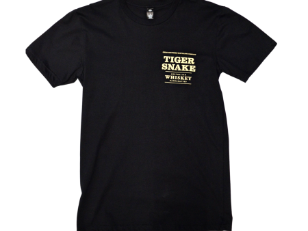 Tiger Snake Short Sleeve Tshirt (Black) For Discount