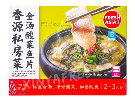 Tilapia Fillets with Pickled Vegetables in Sour Soup FRESHASIA 400g Online Hot Sale