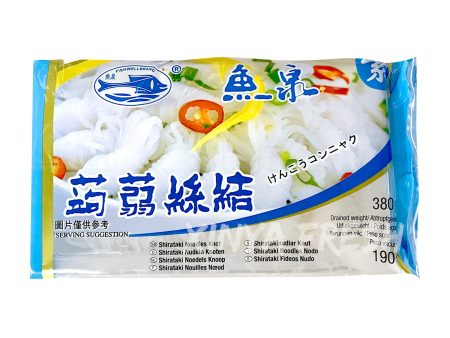 Shirataki Noodles Knot FISH WELL 380g Fashion