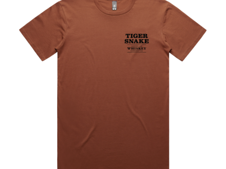 Tiger Snake Short Sleeve Tshirt (Clay) Online now