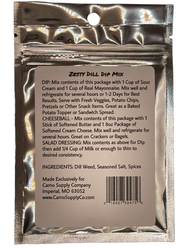 Zesty Dill Dip Mix Discount