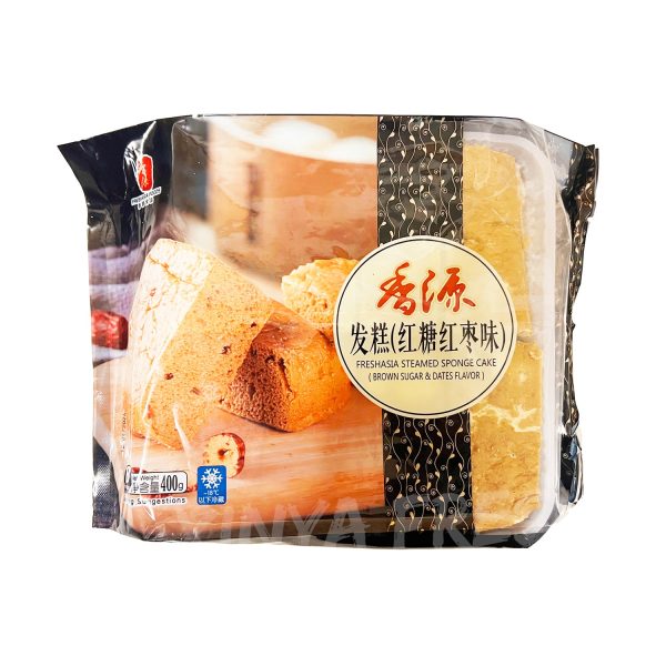 Steamed Sponge Cake Brown Sugar&Dates Flavor FRESHASIA 400g Online Hot Sale