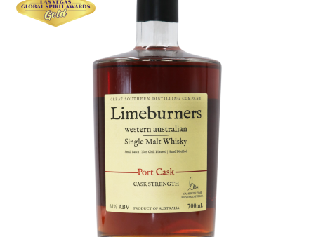 Limeburners Single Malt Whisky Port Cask Strength 61% (AWARD M607) Online Hot Sale