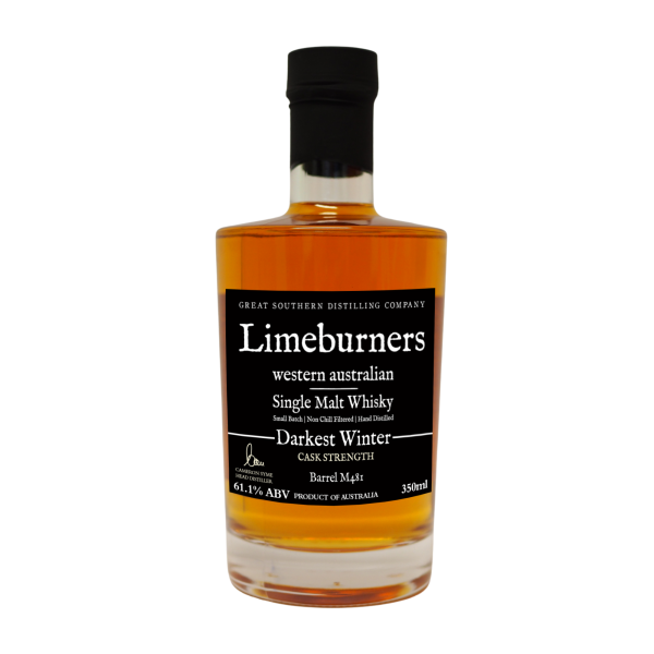 Limeburners Single Malt Whisky Darkest Winter 61.1% (AWARD M481) Discount