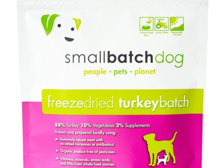 Small Batch - Turkey Sliders - Freeze-Dried Dog Food - 14oz Online now