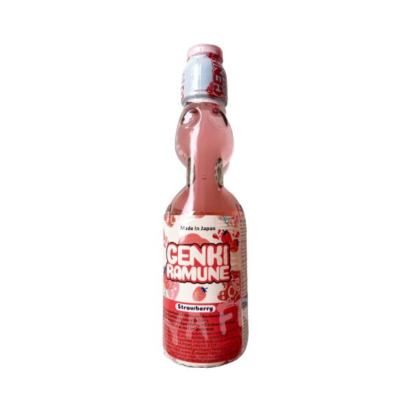 Strawberry Drink GENKI RAMUNE 200ml Cheap