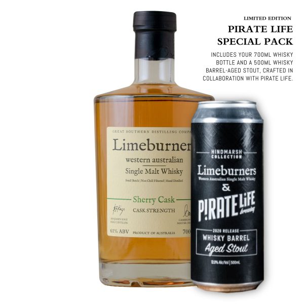 Limeburners Single Malt Whisky Sherry Cask Strength 61% Fashion