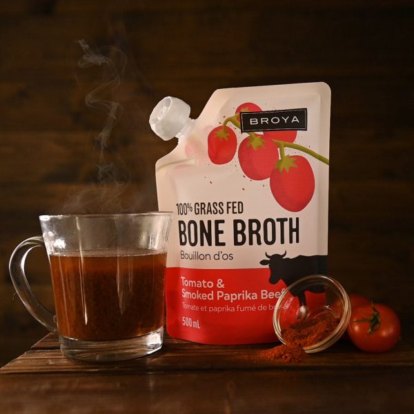 Tomato & Smoked Paprika Beef Bone Broth on Sale