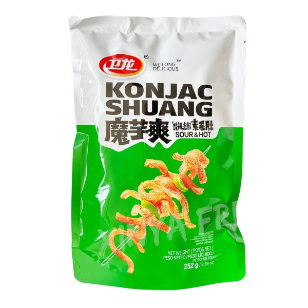 Konjac Shuang Snack Sour&Hot WEILONG 252g Sale