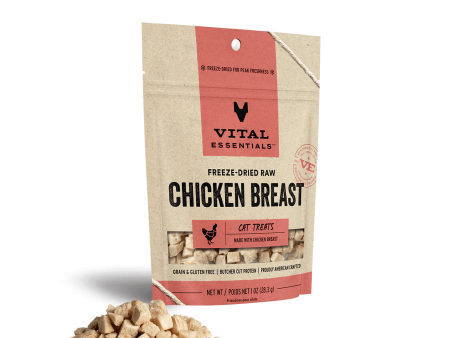 Vital Essentials - Freeze-Dried Chicken Breast Cat Treat For Cheap