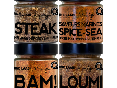 LE CHEF 4-PACK BY AMINE LAABI SPICE SET Online Sale