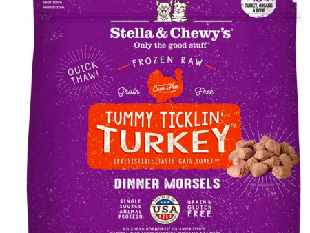 Stella & Chewy s - Tummy Ticklin’ Turkey Dinner Morsels - Raw Cat Food - 3 lb (Local Delivery Only) For Sale