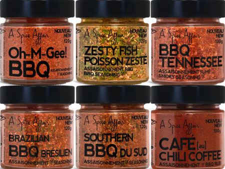 BBQ MASTER 6-PACK SPICE SET on Sale