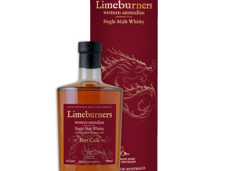 Limeburners Single Malt Whisky Port Cask Year of the Dragon (in gift canister) - 700ml on Sale