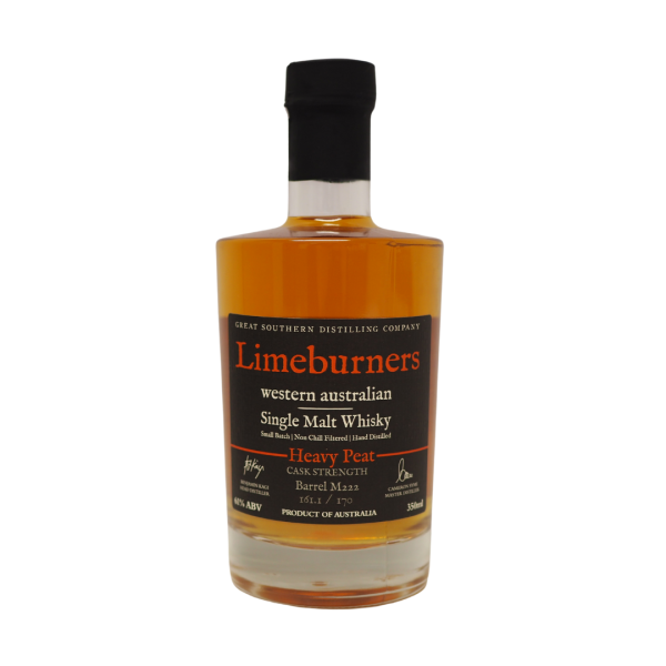 Limeburners Single Malt Whisky Heavy Peat 61% (M222) Hot on Sale