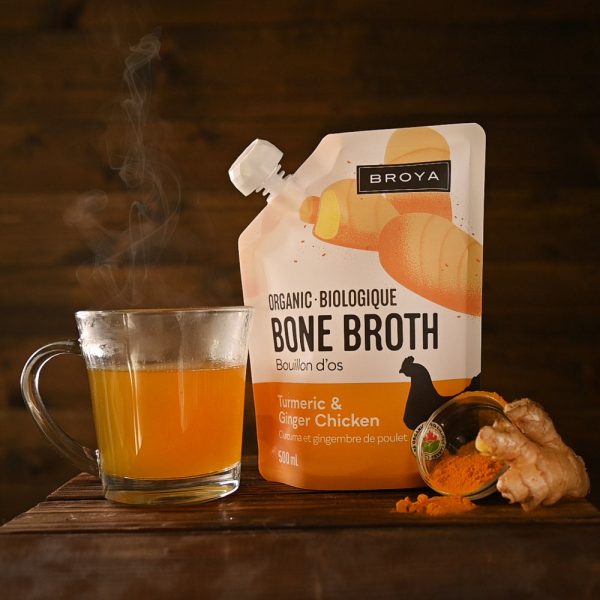 Turmeric & Ginger Chicken Bone Broth Supply