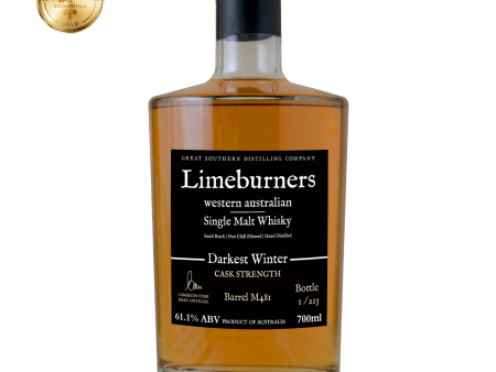 Limeburners Single Malt Whisky Darkest Winter 61.1% (AWARD M481) Discount