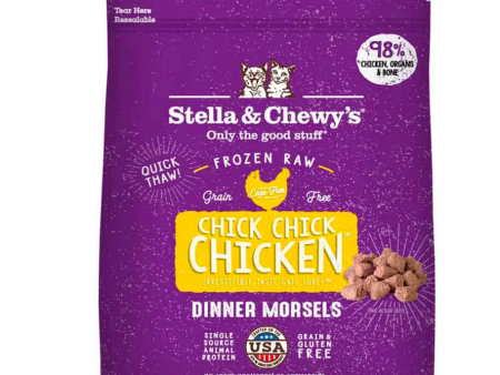 Stella & Chewy s - Chick, Chick Chicken Dinner Morsels - Raw Cat Food - 3 lb (Local Delivery Only) Supply