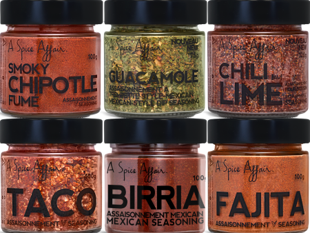 MEXICAN FIESTA 6-PACK SPICE SET Hot on Sale