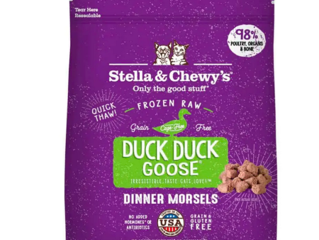 Stella & Chewy s - Duck Duck Goose Dinner Morsels - Raw Cat Food - 1.25 lb (Local Delivery Only) Online now