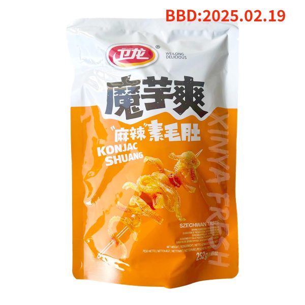 Konjac Shuang Snack Szechwan Falvor WEILONG 252g For Sale