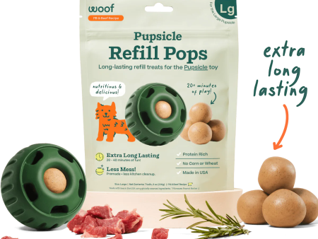 Woof - Beef Pupsicle Refill Pops Cheap