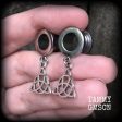 Triquetra tunnel earrings For Cheap